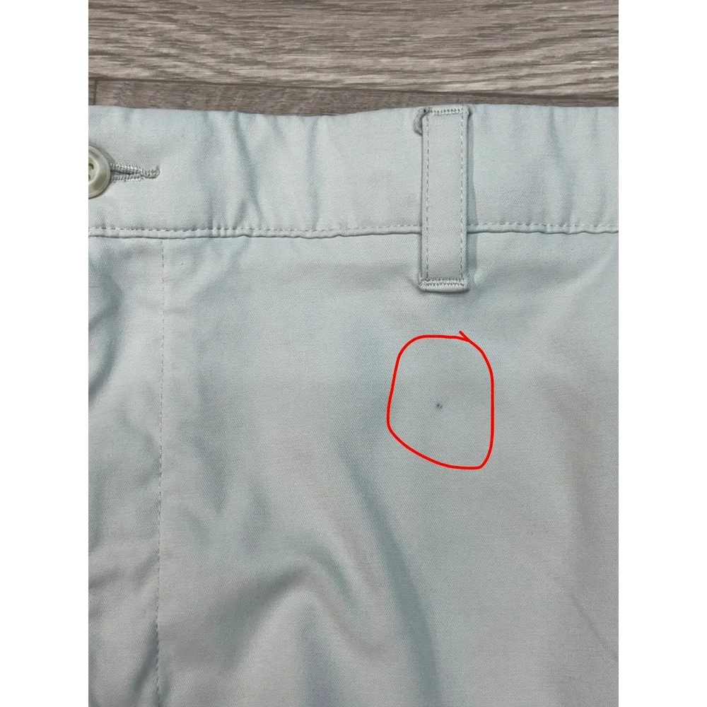PGA Tour Mens Golf Shorts Size 42 Khaki Performance Flat Front Activewear
